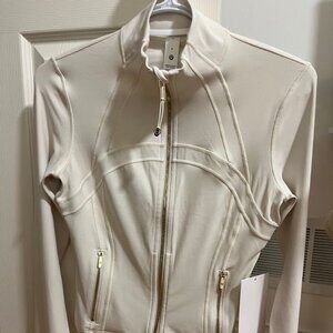 Cropped define jacket nulu in light ivory size 6